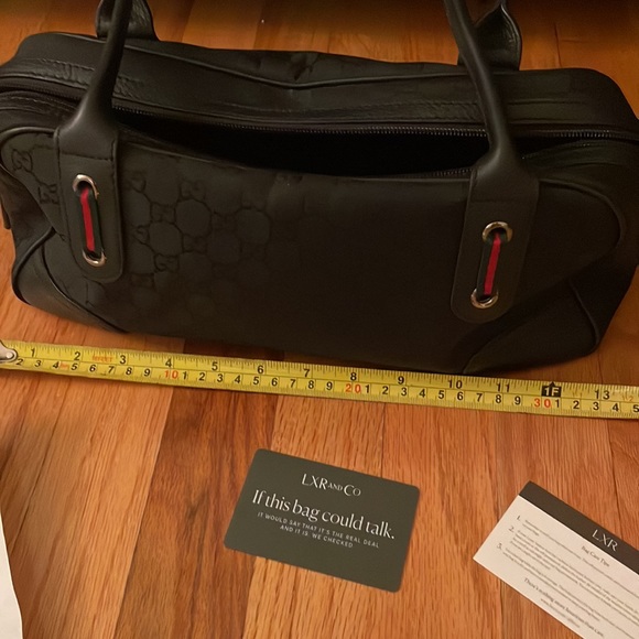 Gucci Vintage  canvas duffel purse in mint condition ! - Picture 6 of 9